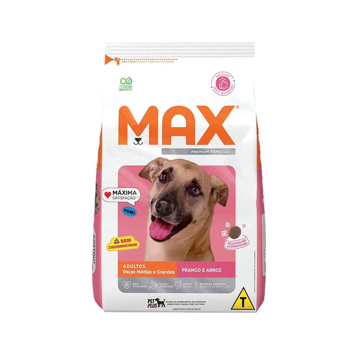 Ração Max para Cães Adultos de Porte Médio e Grande