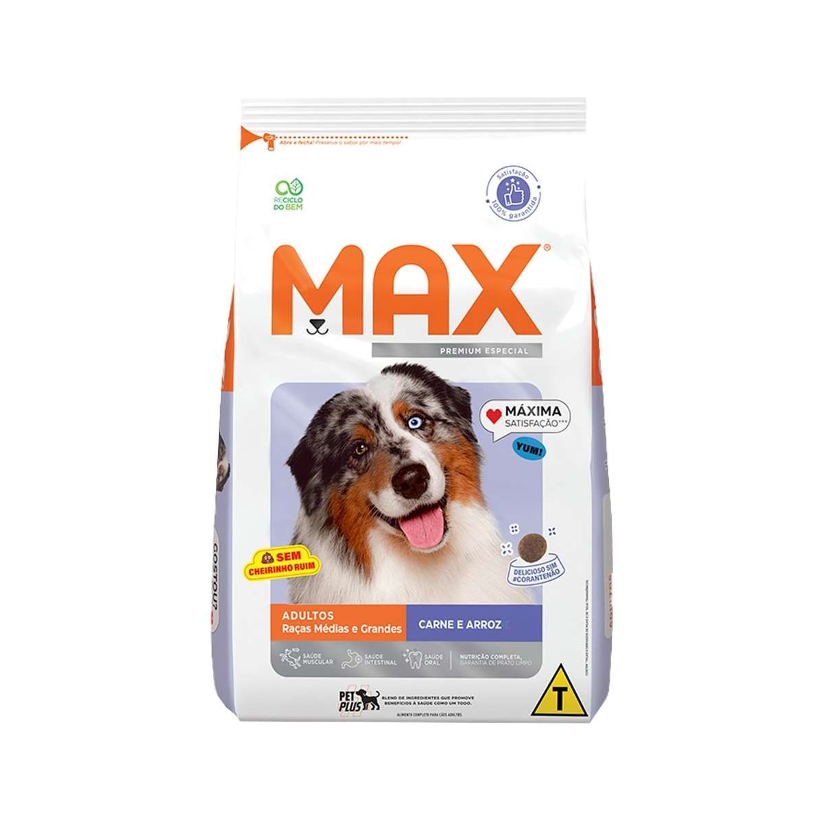 Ração Max para Cães Adultos de Porte Médio e Grande