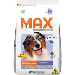 Ração Max para Cães Adultos de Porte Médio e Grande