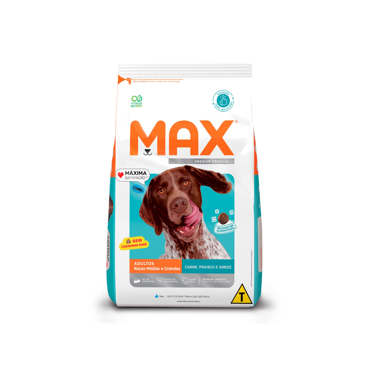 Ração Max para Cães Adultos de Porte Médio e Grande