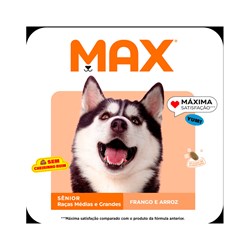 Ração Max para Cães Sênior de Porte Médio e Grande
