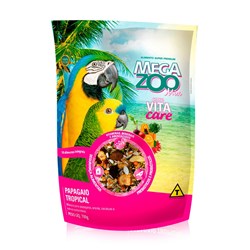 Ração Mega Zoo Mix para Papagaio Tropical 700G