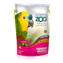 Ração Megazoo Extrusada Papagaios Regular - 600g