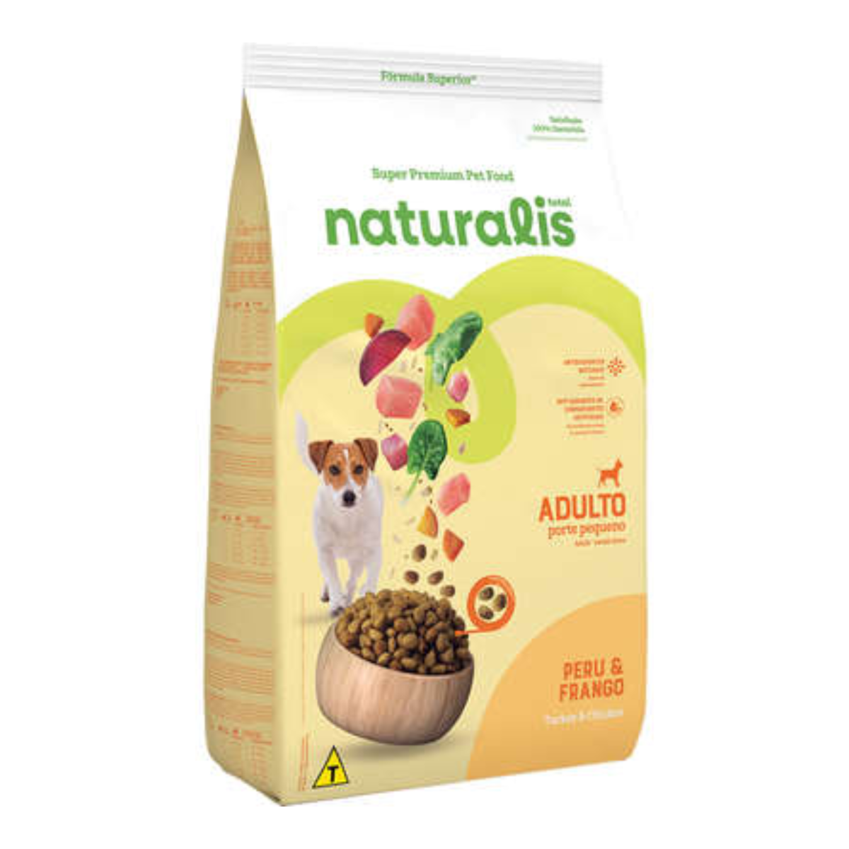 RAÇÃO NATURALIS (AD-PP) PERU E FRANGO 10,1KG