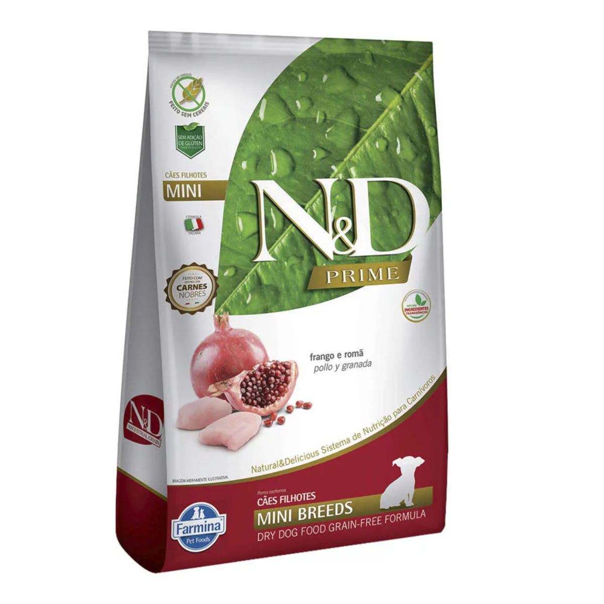 RAÇÃO ND PRIME CAN ADULTO MINI FRANGO 0,800GR