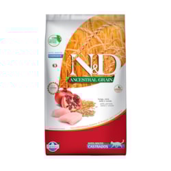 Ração N&D Ancestral Grain Frango Gatos Adultos Castrados
