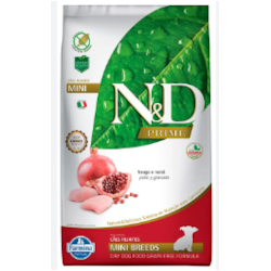 Ração N&D Prime para Cães de Raças Pequenas Sabor Frango e Romã 0,8kg