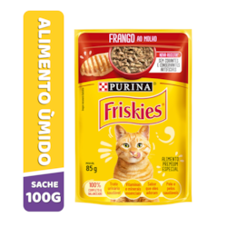 Ração Nestlé Friskies Sachê Frango ao Molho para Gatos