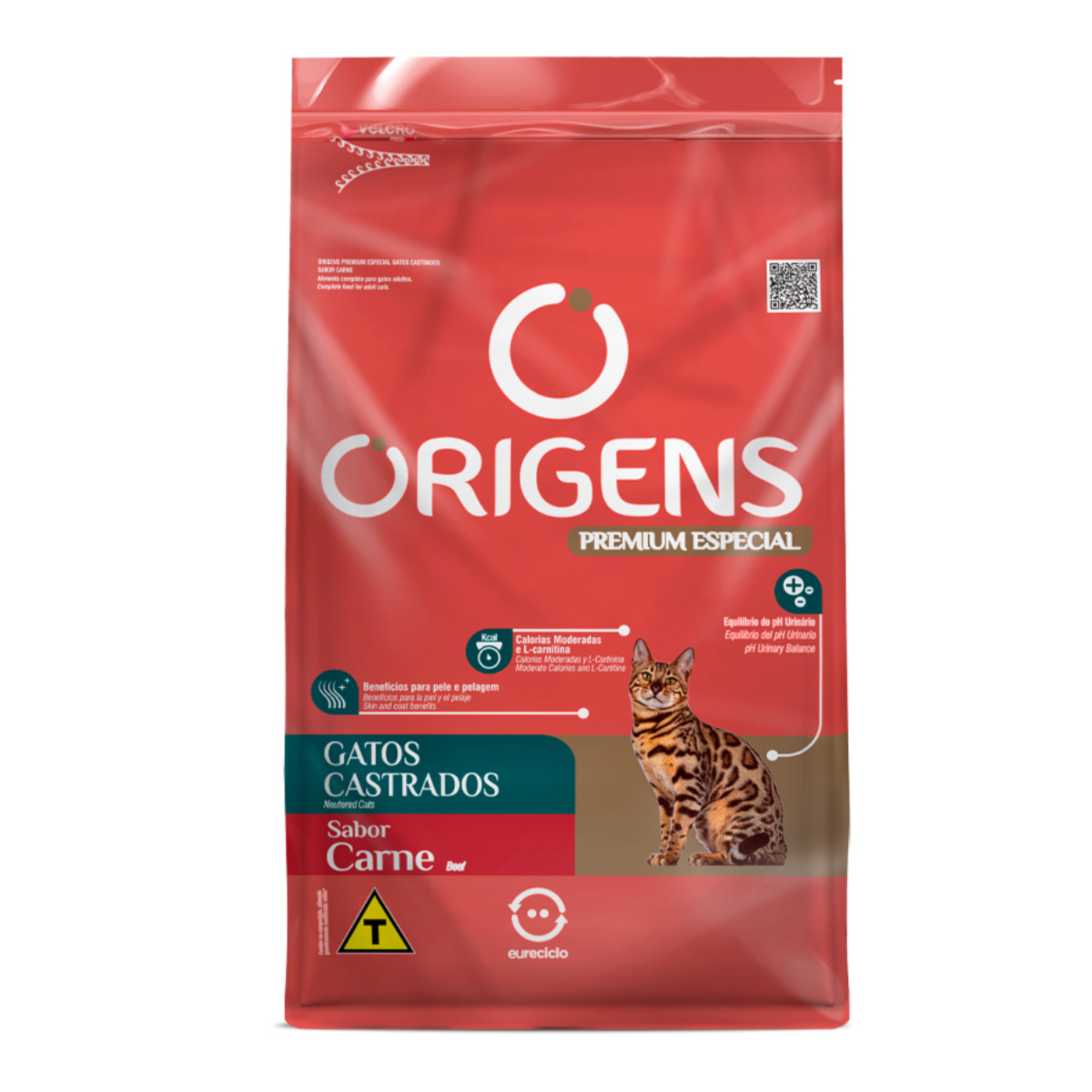 RAÇÃO ORIGENS GATO CAST CARNE 3KG