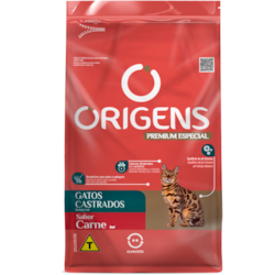 RAÇÃO ORIGENS GATO CAST CARNE 3KG