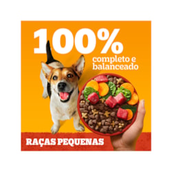 Ração Pedigree Carne e Vegetais para Cães Adultos Raças Pequenas e Minis