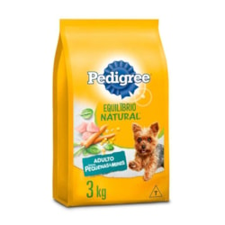 Ração Pedigree Equilibrio Natural para Cães Adultos de Raças Pequenas