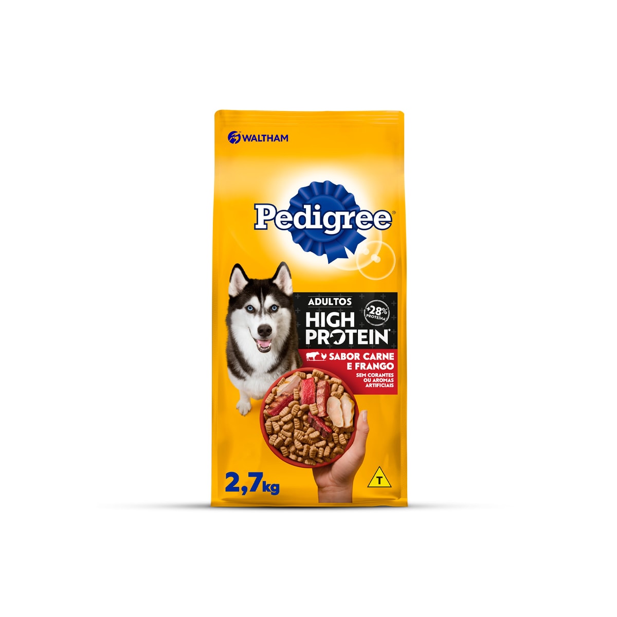 Ração Pedigree High Protein Carne e Frango para Cães Adultos