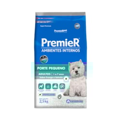 Ração Premier Ambientes Internos para Cães Adultos Porte Pequeno