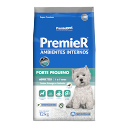 Ração Premier Ambientes Internos para Cães Adultos Porte Pequeno