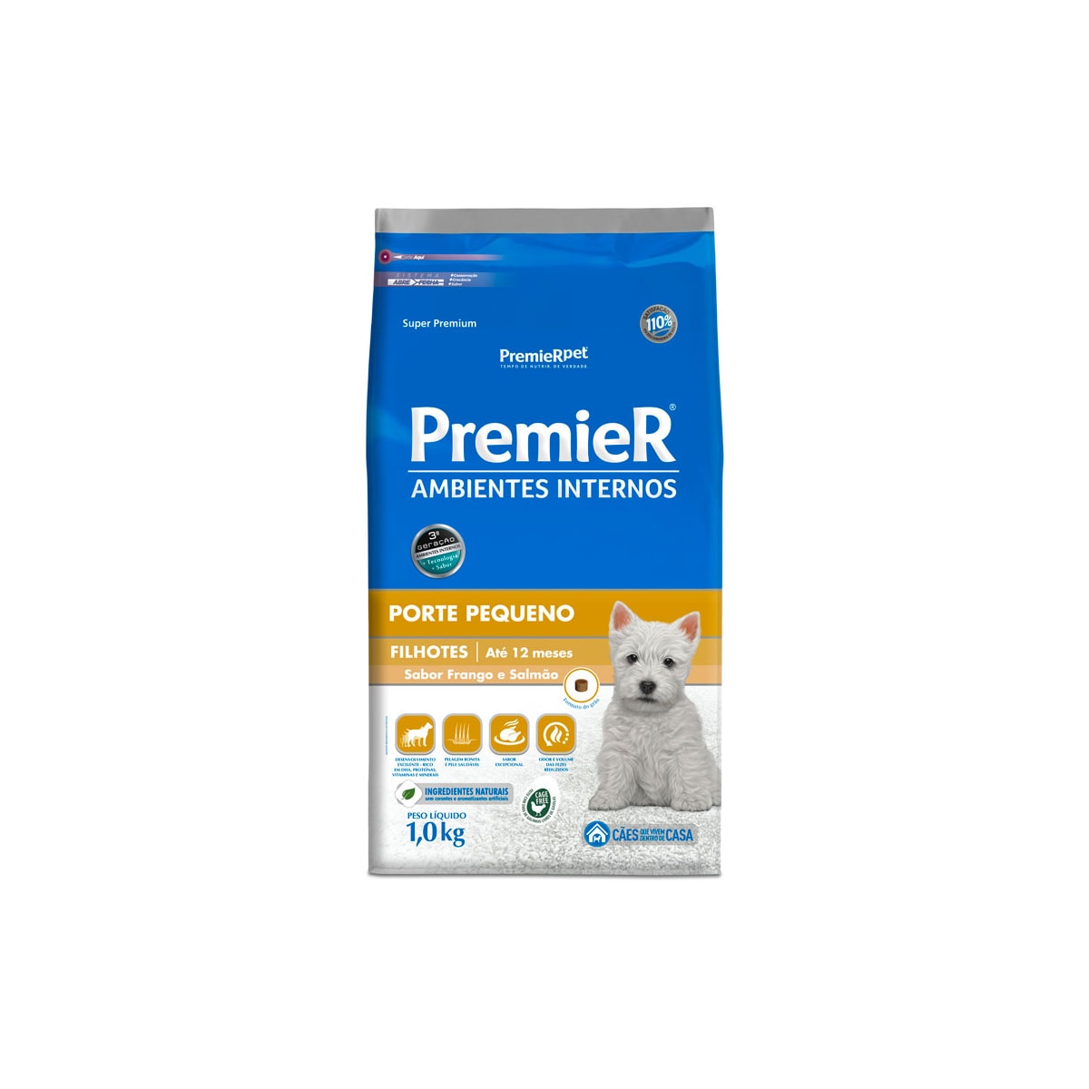 Ração Premier Ambientes Internos para Cães Filhotes
