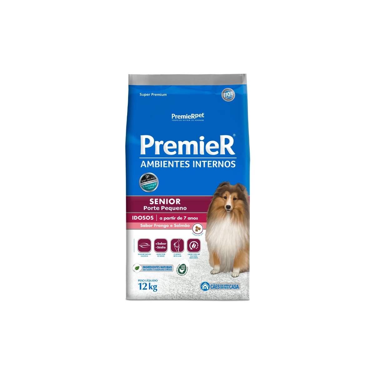 Ração Premier Ambientes Internos para Cães Sênior