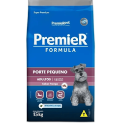 RAÇÃO PREMIER FÓRMULA CÃES ADULTOS RAÇAS PEQUENAS CARNE 15 KG
