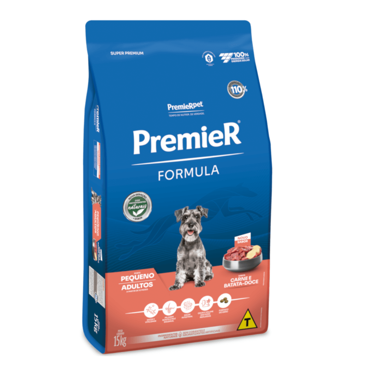 Ração Premier Fórmula Cães Adultos Raças Pequenas Carne 15kg