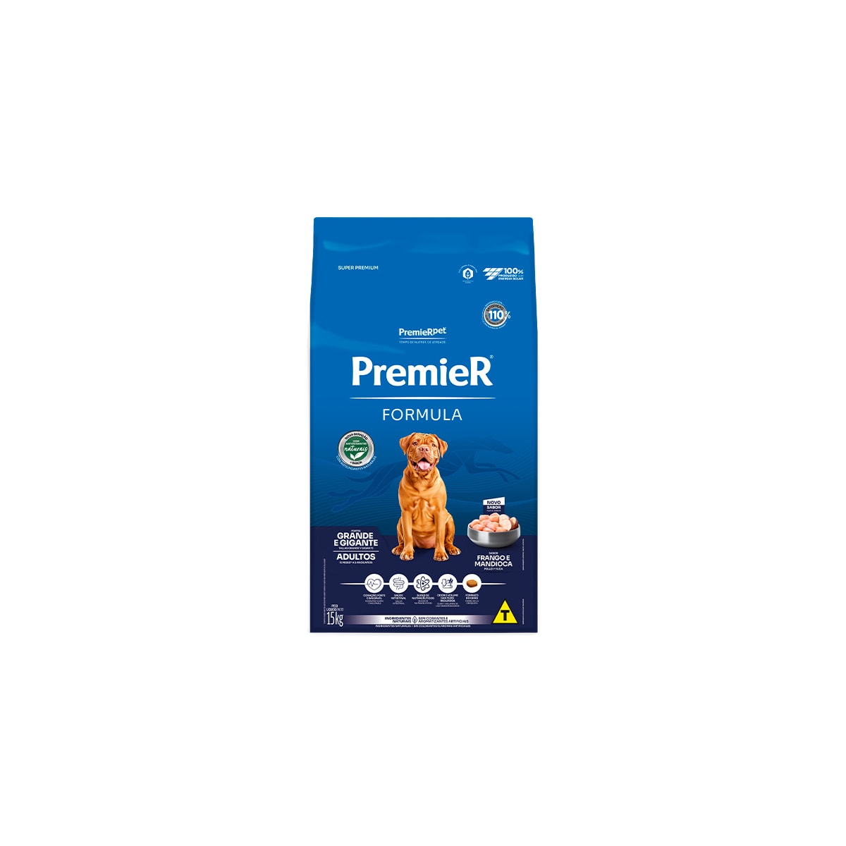 Ração Premier Fórmula para Cães Adultos de Raças Grandes Sabor Frango