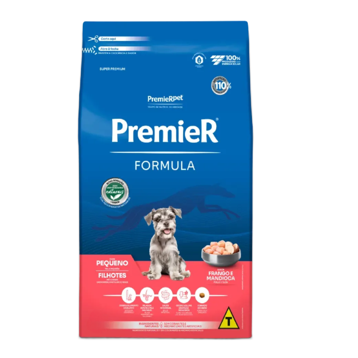 Ração Premier Fórmula para Cães Filhotes de Raças Pequenas Sabor Frango