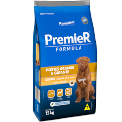 Ração Premier Fórmula para Cães Sênior de Porte Grande e Gigante Sabor Frango 15kg