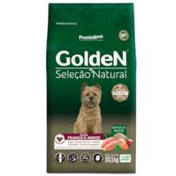 RAÇÃO PREMIER GOLDEN SELEÇÃO NATURAL CÃES ADULTOS PP SENIOR 10,1KG