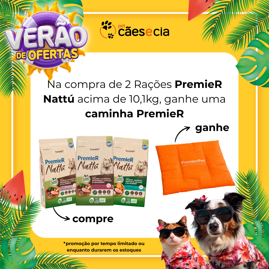 Premium Diet Program 3本セット Ração Premier Nattu para Cães Adultos de Raças Pequenas Sabor