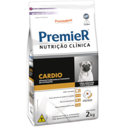 Ração Premier Nutrição Clínica Cardio para Cães de Porte Pequeno 2Kg