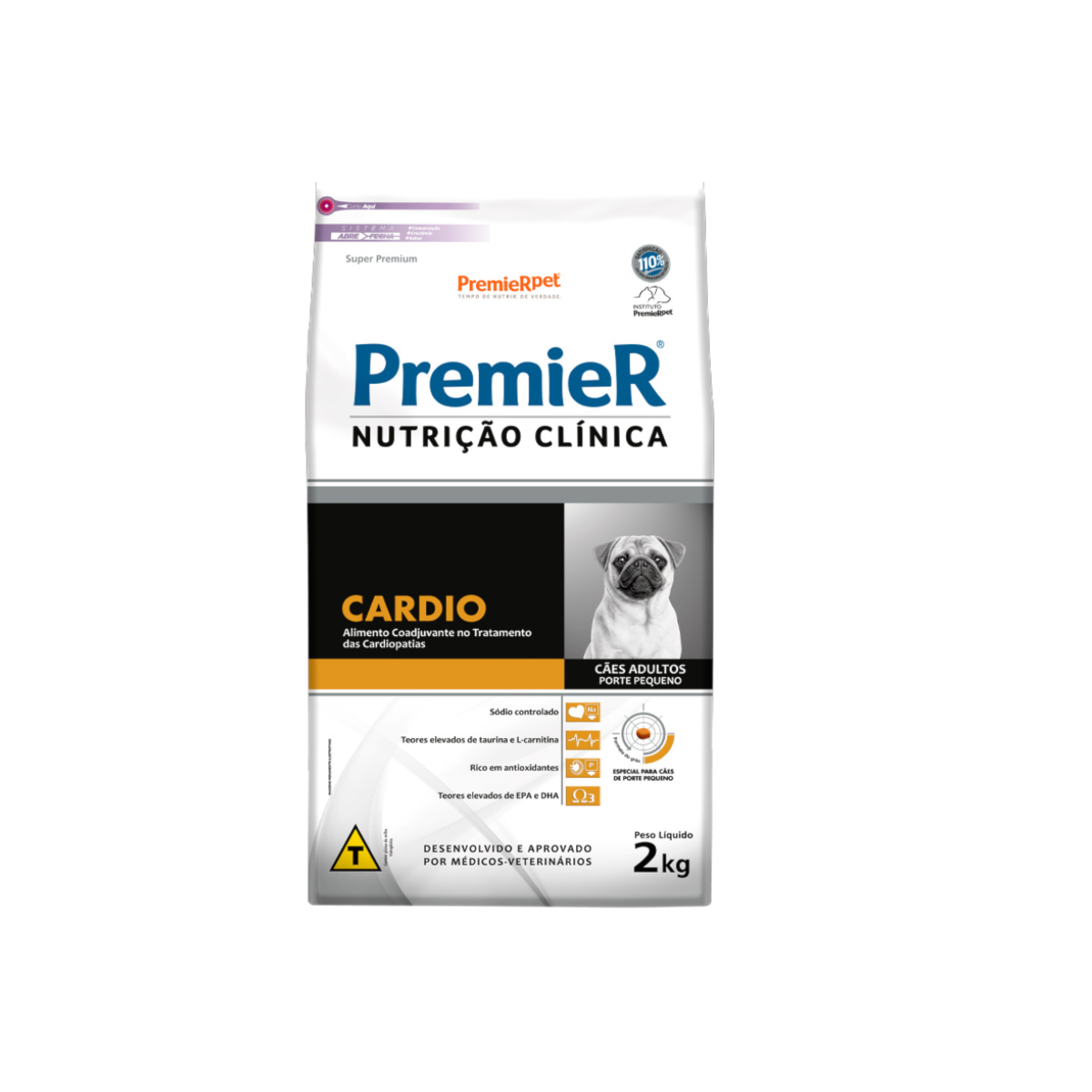 Ração Premier Nutrição Clínica Cardio para Cães de Porte Pequeno 2Kg