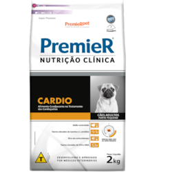 Ração Premier Nutrição Clínica Cardio para Cães de Porte Pequeno 2Kg