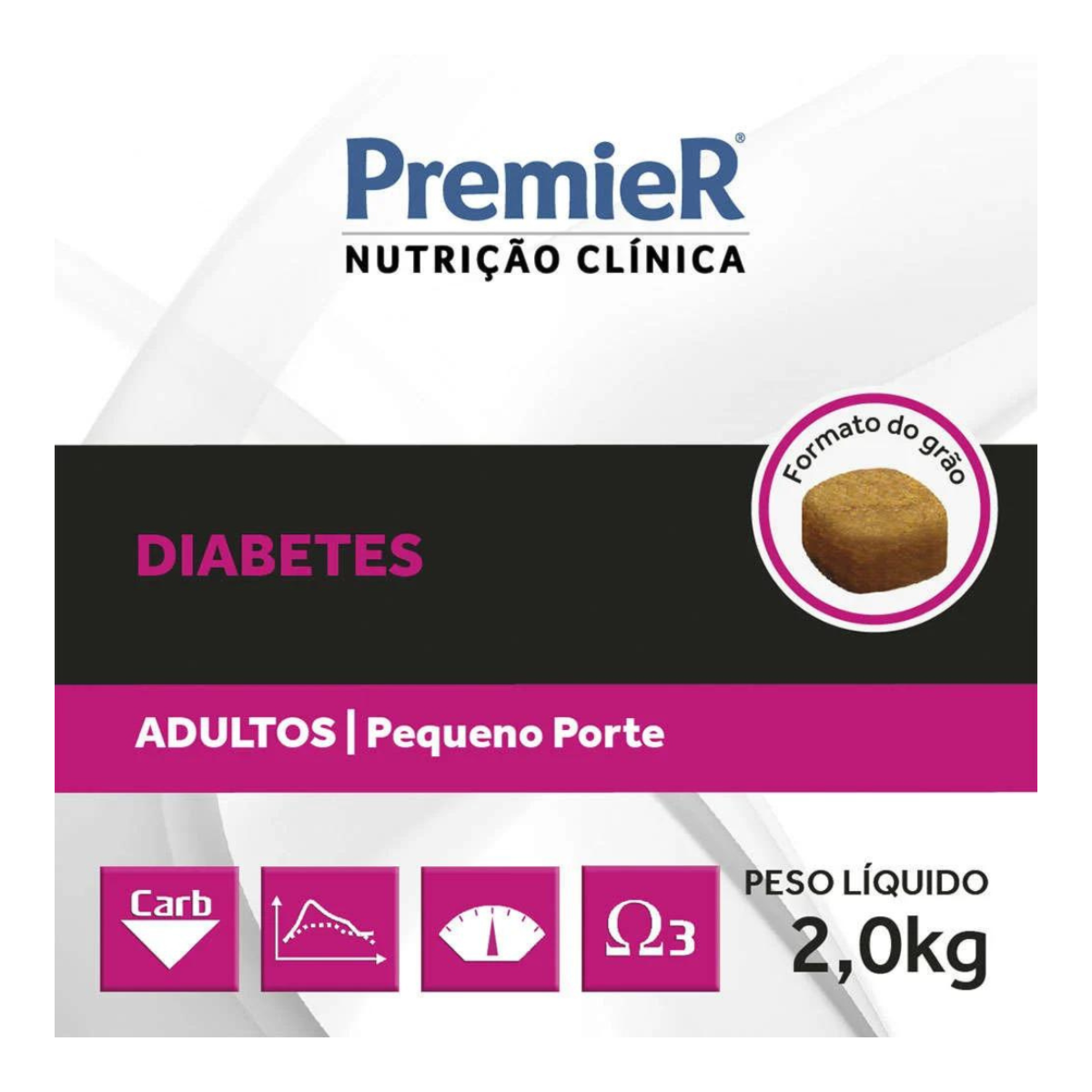 Ração Premier Nutrição Clínica Diabetes para Cães de Raças Pequenas