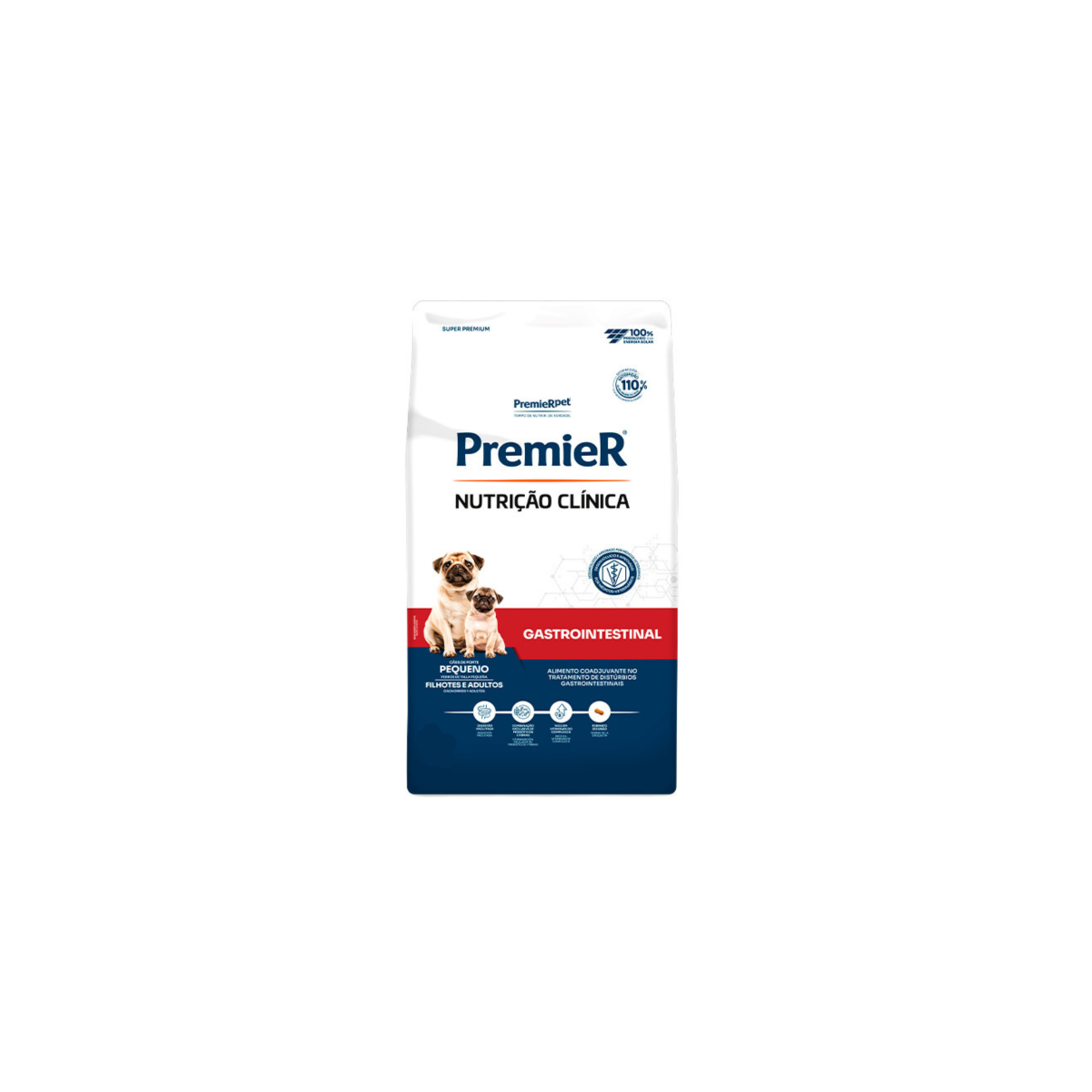 Ração Premier Nutrição Clínica Gastrointestinal para Cães de Pequeno Porte