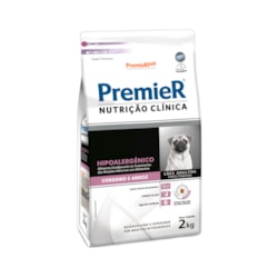 Ração Premier Nutrição Clínica Hipoalergênico para Cães de Raças Pequenas