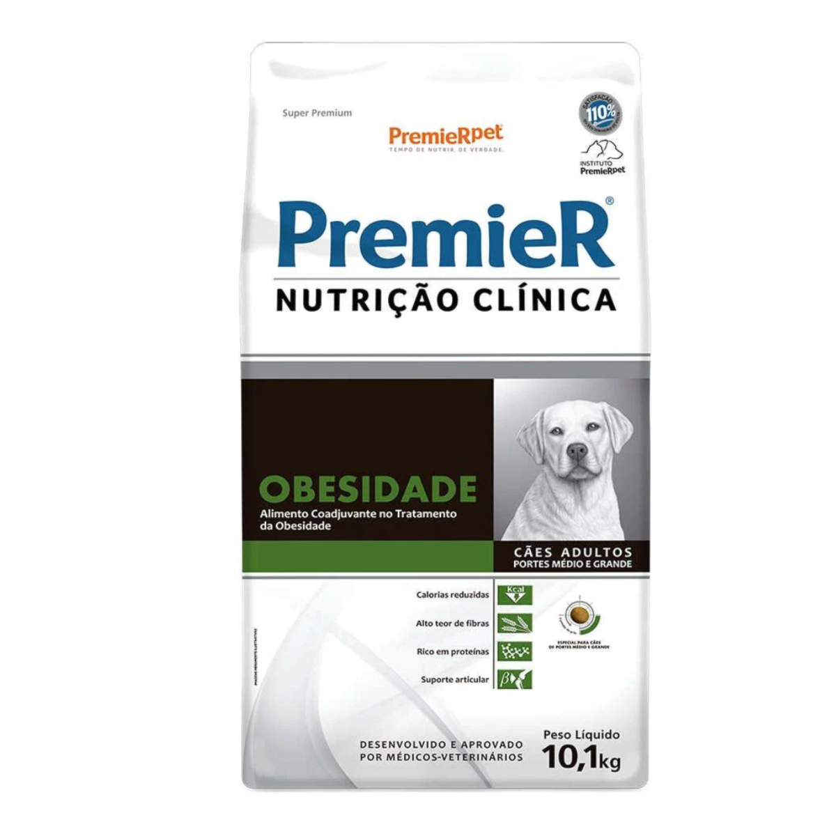 Ração Premier Nutrição Clínica Obesidade para Cães de Raças Grandes