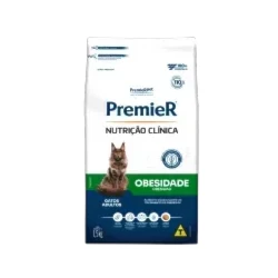 Ração Premier Nutrição Clínica Obesidade para Gatos Adultos - 1,5kg Premier Pet