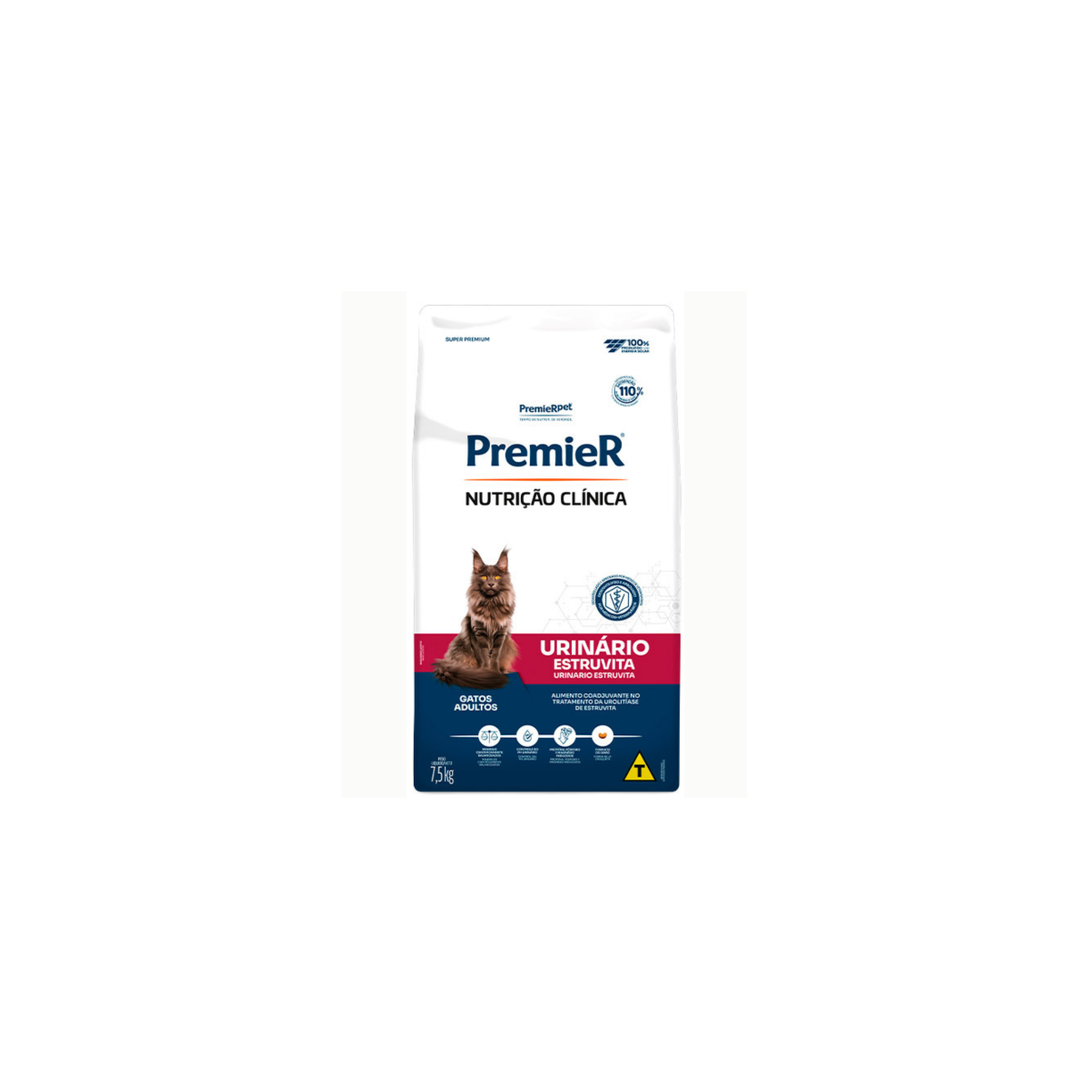 Ração Premier Nutrição Clinica Urinario para Gatos 7,5 kg