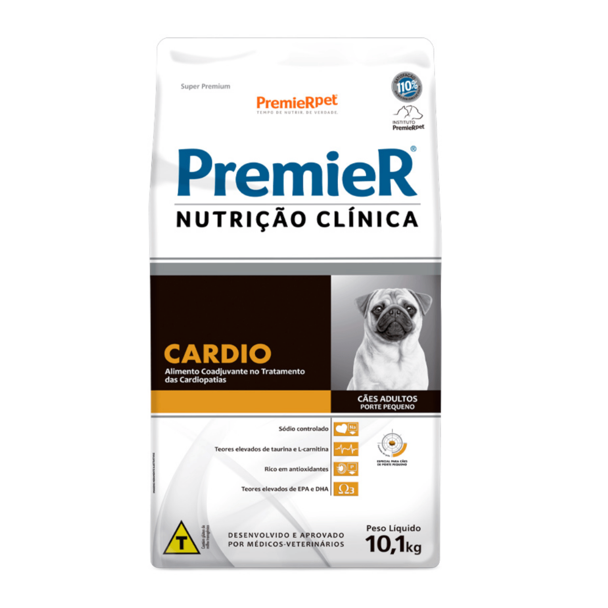 RAÇÃO PREMIER NUTRITIONAL CLINIC CÃES CARDIO PORTE PEQUENO 10,1KG