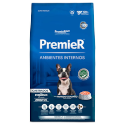 Ração Premier para Cães Adultos Castrados Sabor Frango e Salmão 12kg