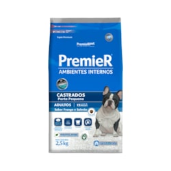 Ração Premier para Cães Adultos Castrados Sabor Frango e Salmão 12kg