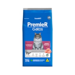 Ração Premier Pet Ambientes Internos Frango 7 a 11 Anos para Gatos Castrados