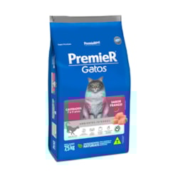 Ração Premier Pet Ambientes Internos Frango 7 a 11 Anos para Gatos Castrados