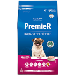 RAÇÃO PREMIER RAÇAS ESPECÍFICAS ADULTO PUG 1KG