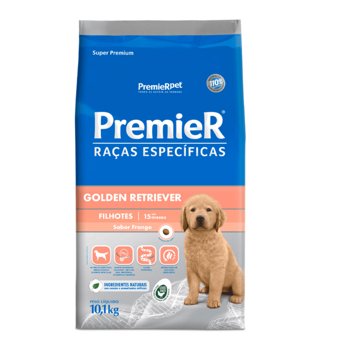 Ração Premier Raças Específicas Golden Retriever Filhote 10,1kg - Pet ...
