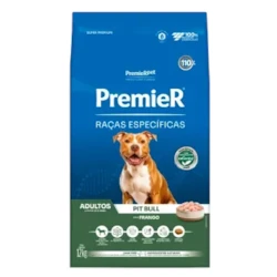 Ração Premier Raças Específicas Pitbull para Cães Adultos - 12kg Premier Pet Adulto