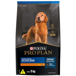 Ração Pro Plan Active Mind para Cães Adultos 7+ Sabor Frango