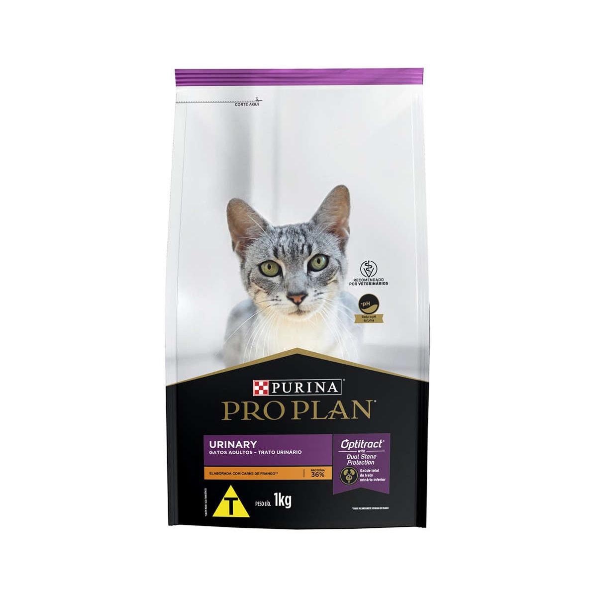 Ração Pro Plan para Gatos Adultos Trato Urinário Sabor Frango