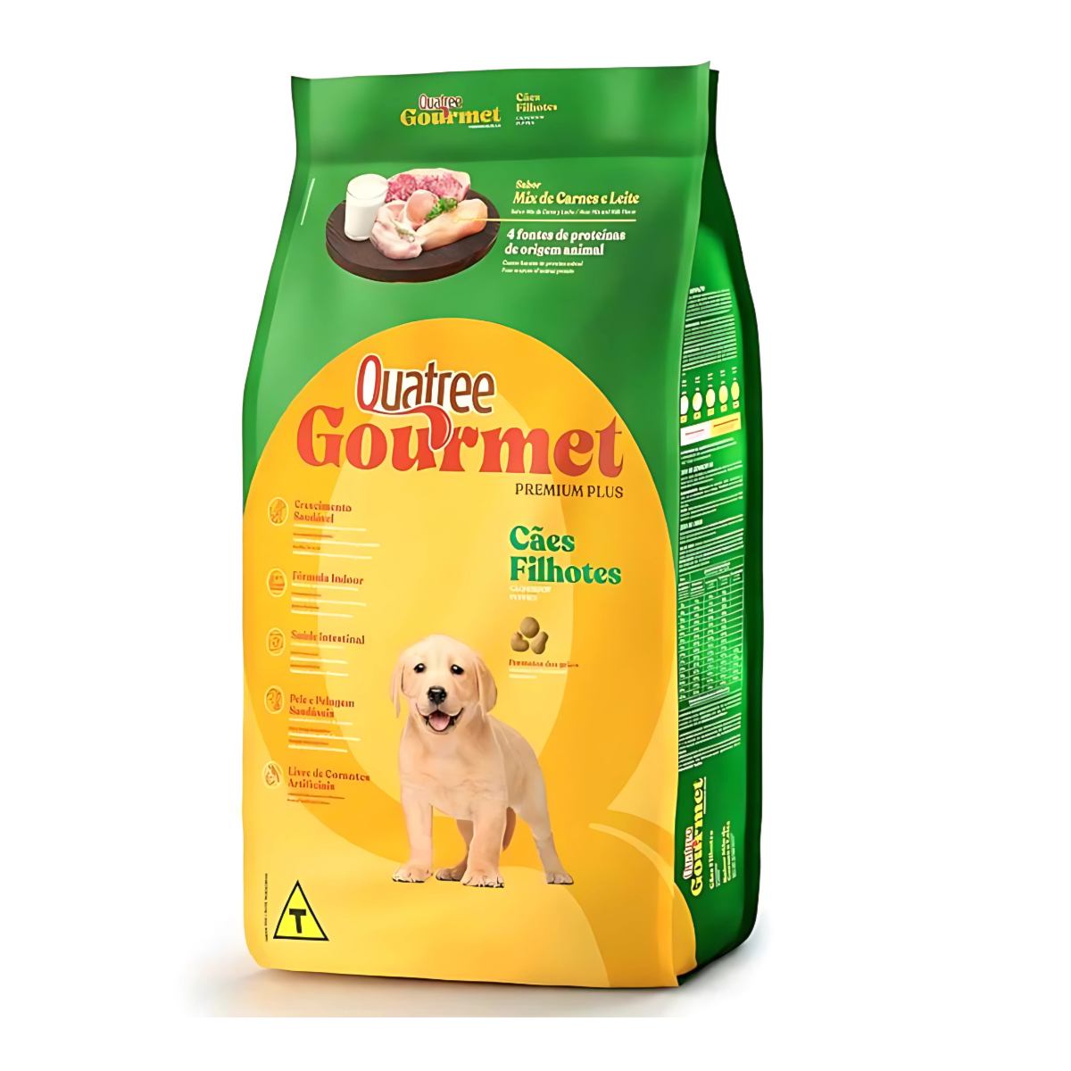 Ração Quatree Gourmet para Cães Filhotes De Raças Médias e Grandes