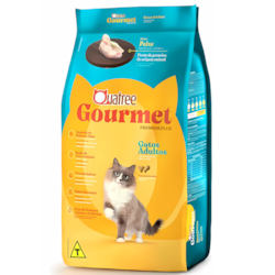 Ração Quatree Gourmet para Gatos Adultos Sabor Peixe