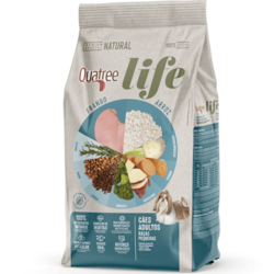 RAÇÃO QUATREE LIFE ADULTOS RP FRANGO E ARROZ 15KG